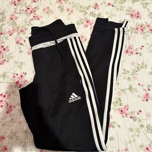Adidas Black and White Joggers